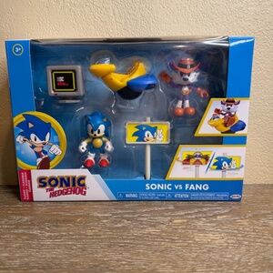 Sonic the Hedgehog vs Fang 2.5” Diorama Playset New